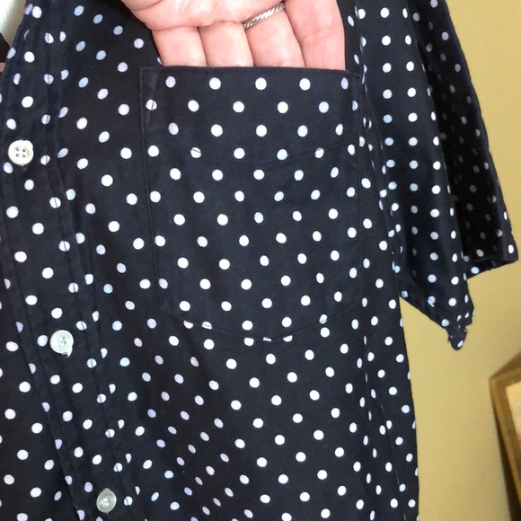 Vintage DINO Size Large Polka-Dot Made in USA 100% Cotton SUPER SOFT Classic - Picture 10 of 12